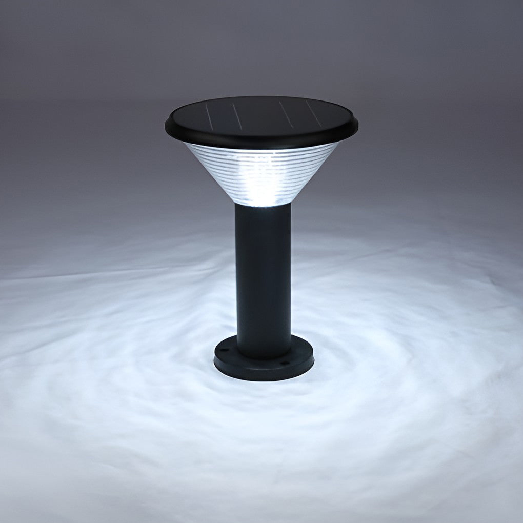 Round Light Control Induction Solar Pathway Lights