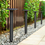 Round Waterproof Solar Outdoor Lawn Lamp Ha082918
