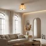 vanna-vintage-linen-trumpet-ceiling-light