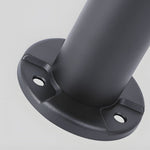 Black Solar Lawn Bollard Light