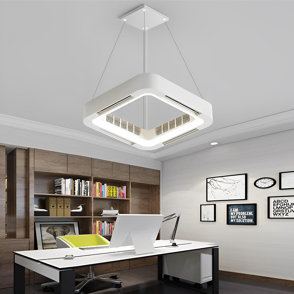Modern Bladeless Ceiling Fans Lights Li001483