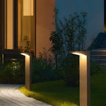 7 Shaped Solar Waterproof Led Modern Outdoor Post Lights Pathway Lights