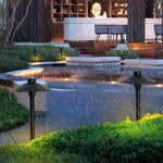 Mushroom Shaped Waterproof Led Black Outdoor Path Lights