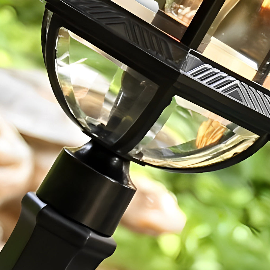 Retro Black Modern Fence Post Lights Li002334
