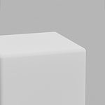 Waterproof Luminous Square Cubes Led White Usb Solar Outdoor Floor Lamp