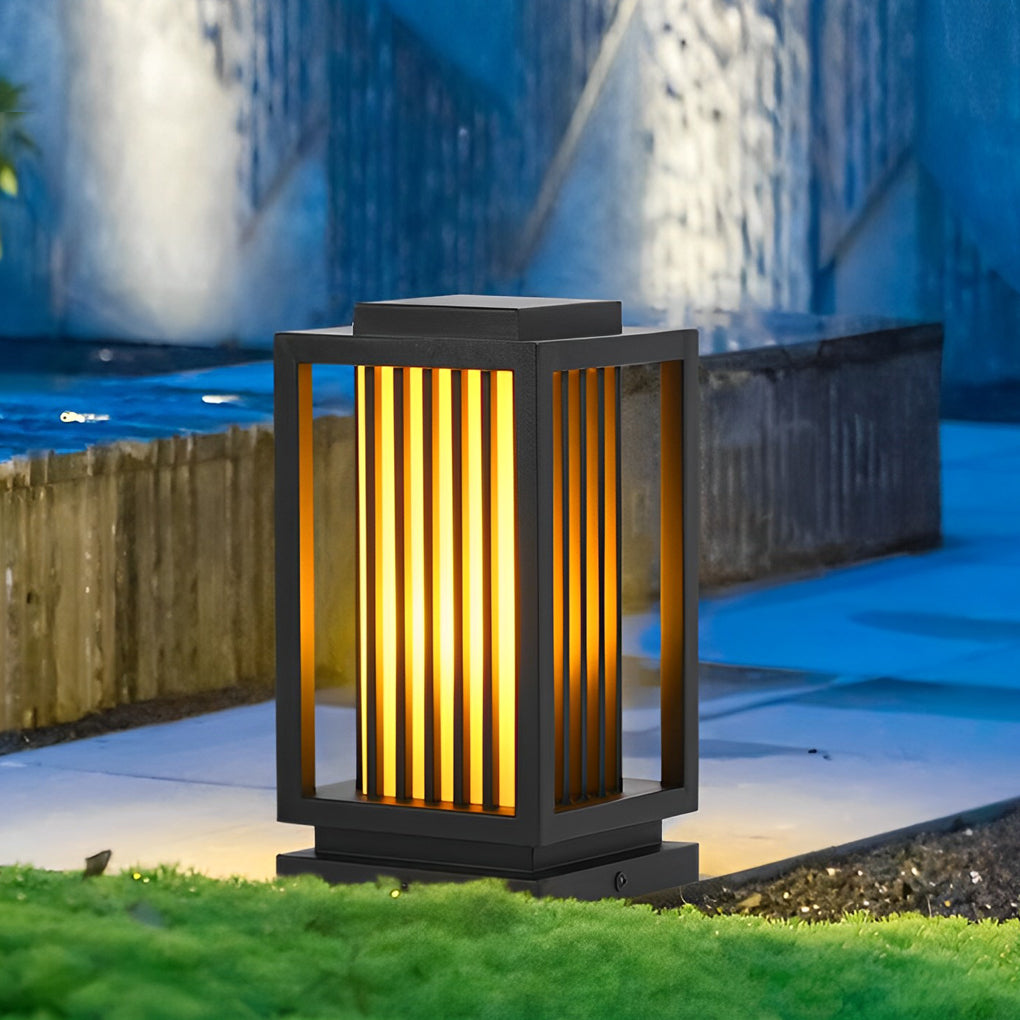 Vertical Strip Shape Outdoor Lawn Lamp Ha079586
