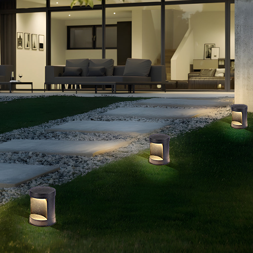 Cylindrical Outdoor Lawn Courtyard Lamp Waterproof Led Landscape Lighting