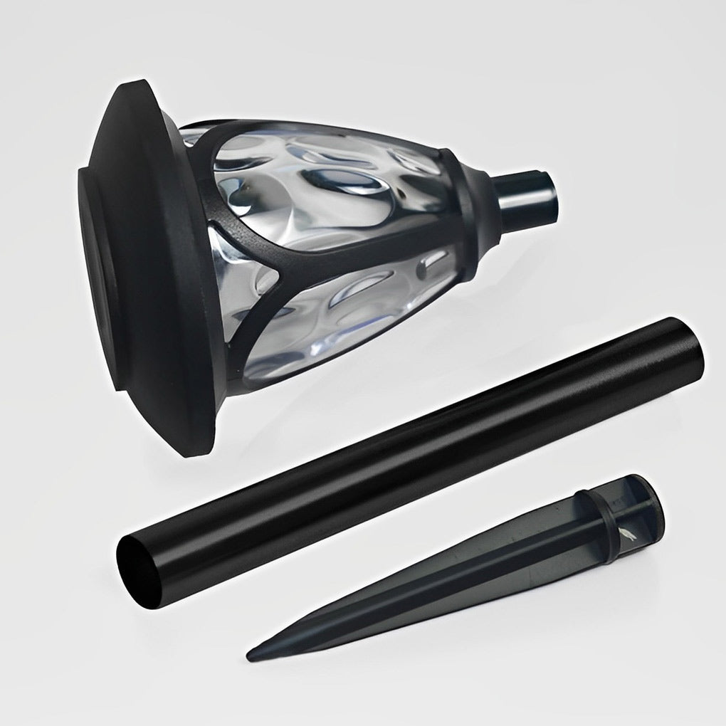 2Pcs Waterproof Solar Lawn Lamp Ha083001