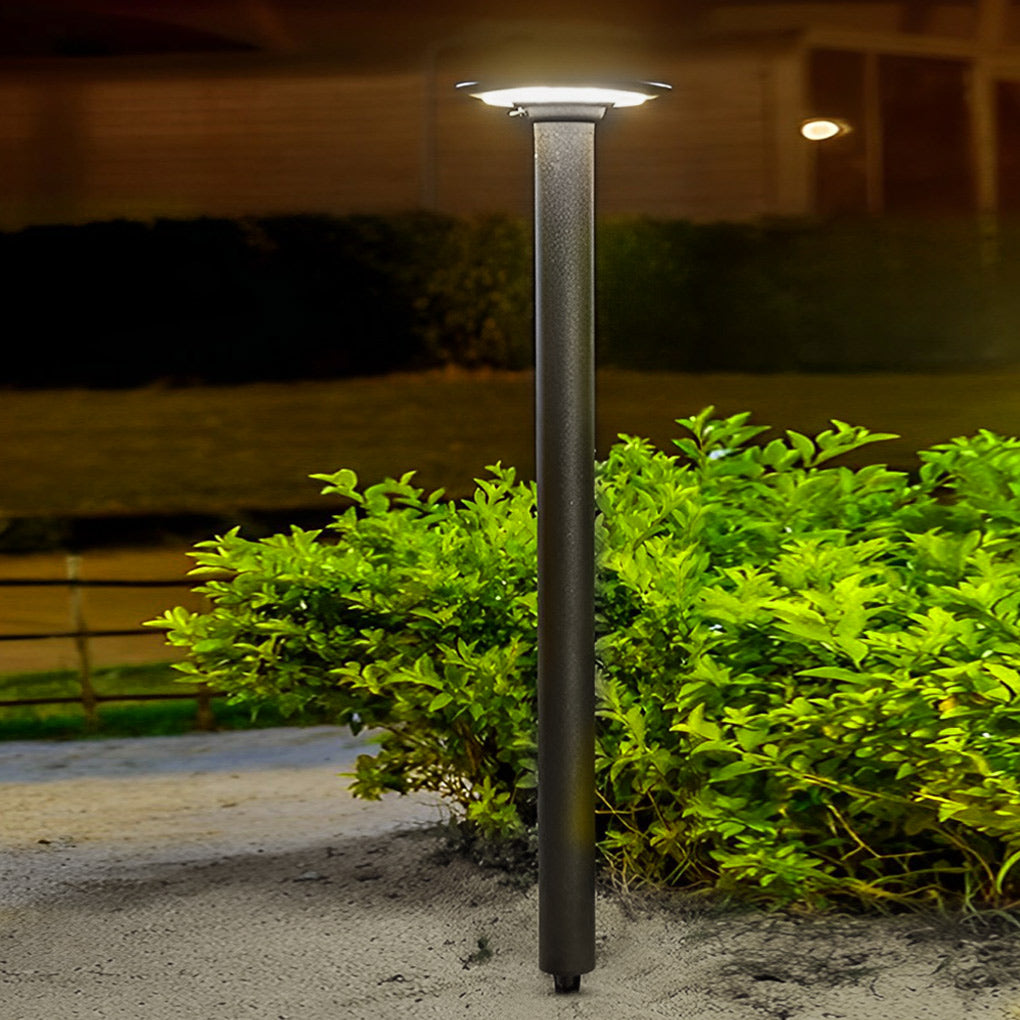 Round Waterproof Solar Outdoor Lawn Lamp Ha082918