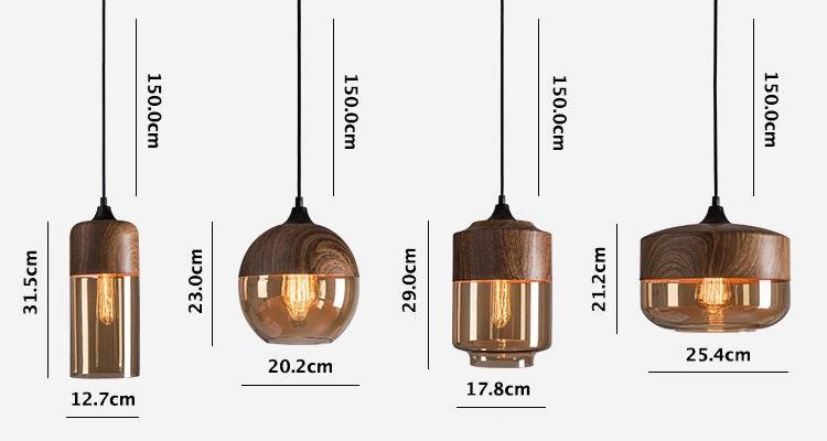 nordic-woody-metal-pendant-led-light-with-tea-colored-glass-shade