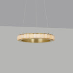 Alabaster Avalon Halo Chandelier