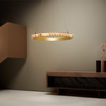 Alabaster Avalon Halo Chandelier