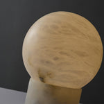 Alabaster Ball Table Lamp