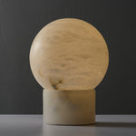 Alabaster Ball Table Lamp