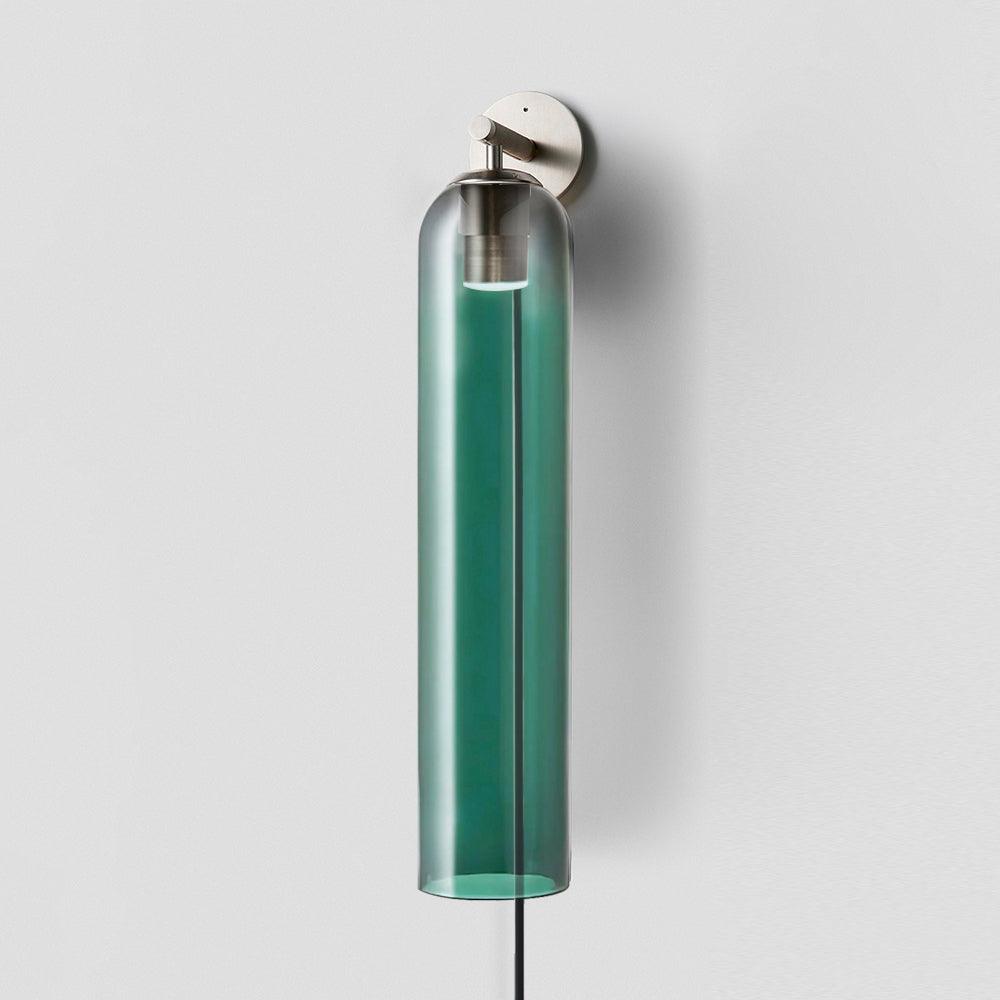 Art Glass Plug In Sconce