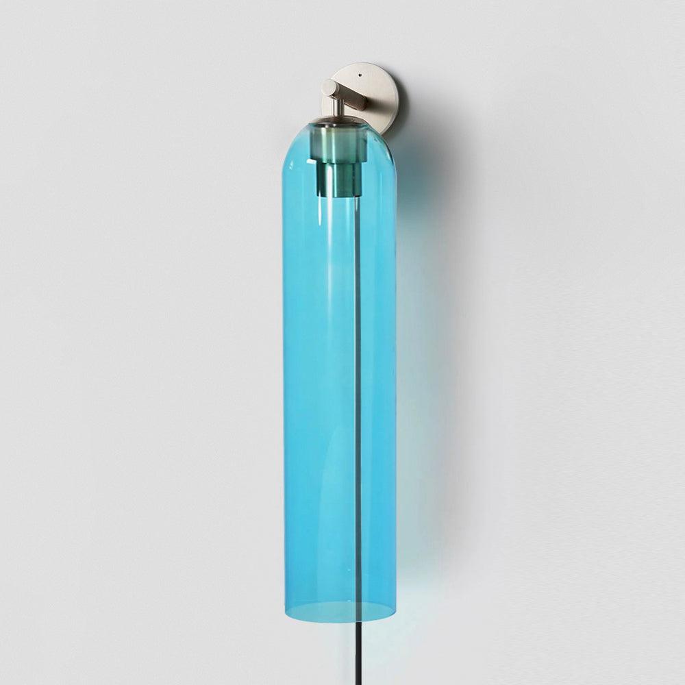 Art Glass Plug In Sconce