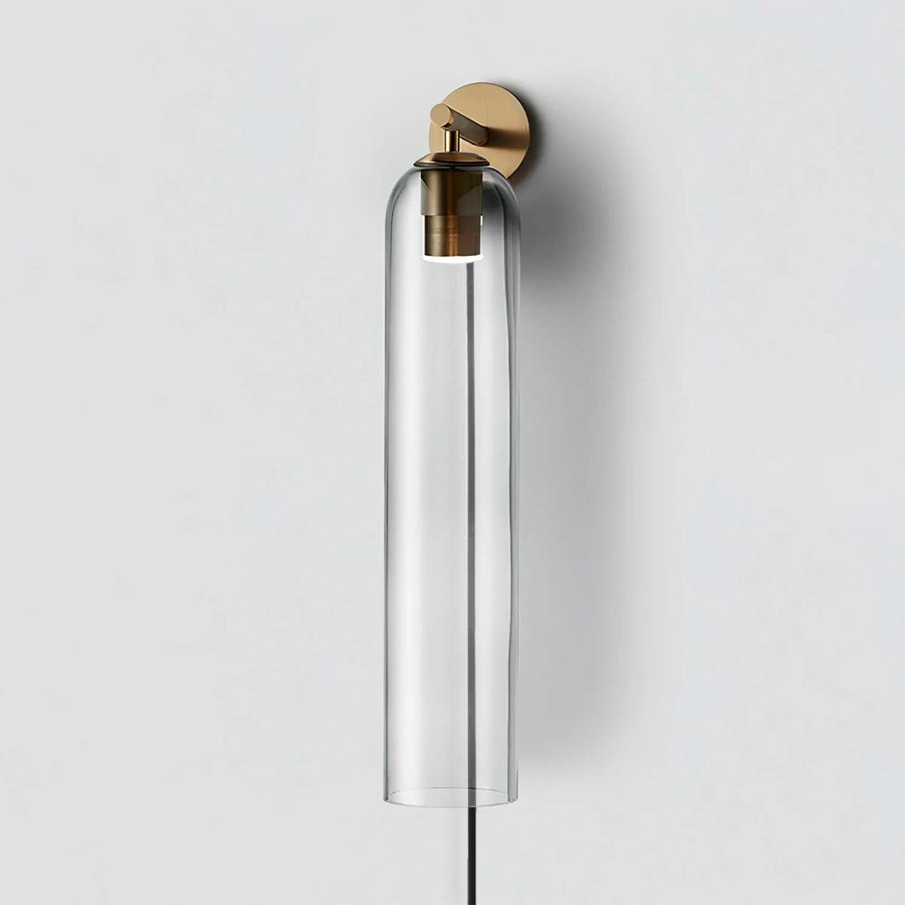 Art Glass Plug In Sconce
