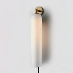 Art Glass Plug In Sconce