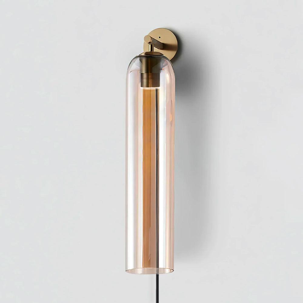 Art Glass Plug In Sconce