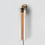Art Glass Plug In Sconce