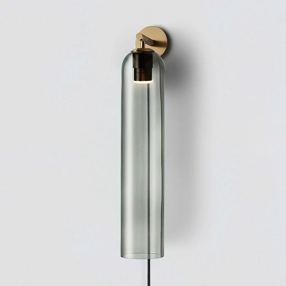 Art Glass Plug In Sconce