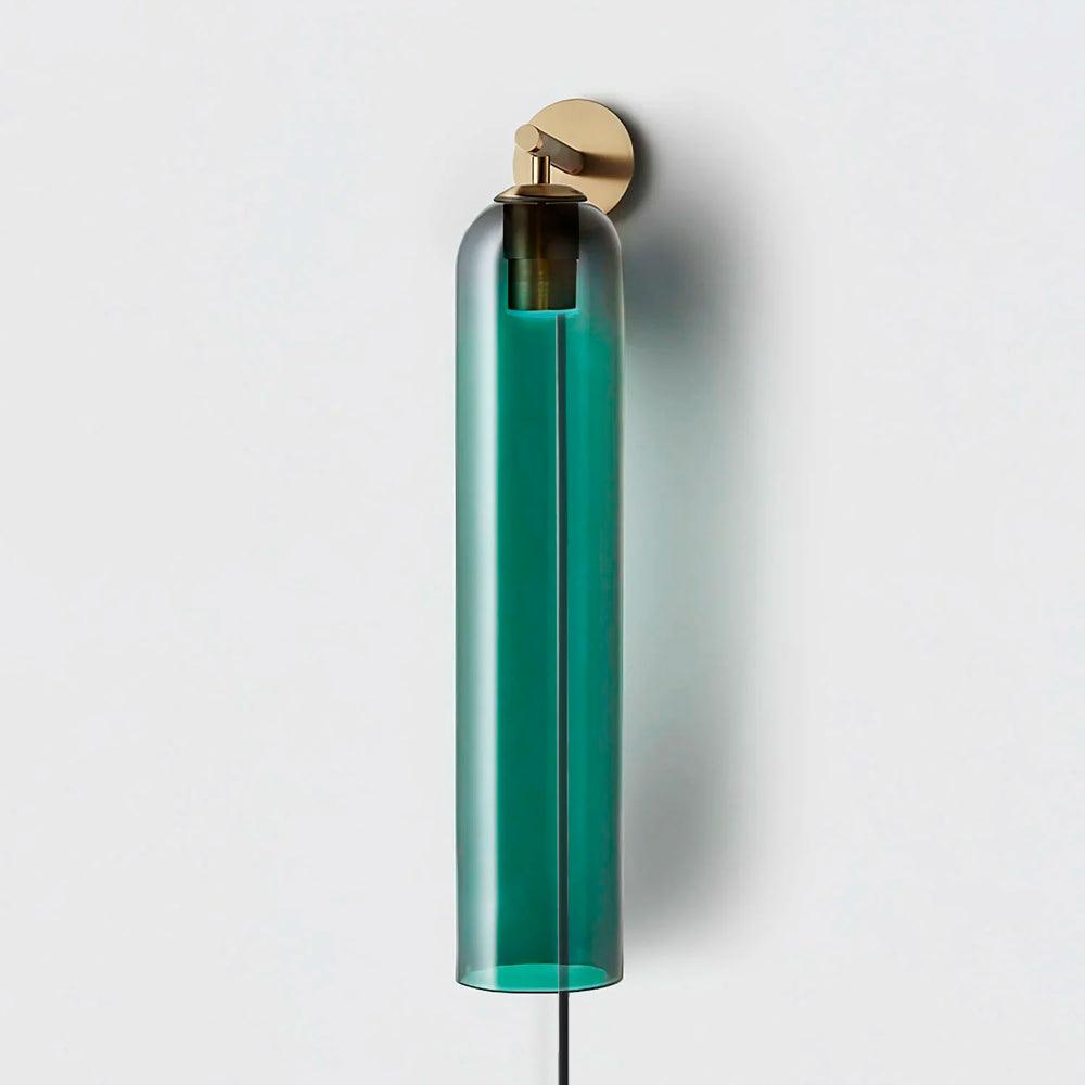 Art Glass Plug In Sconce