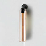 Art Glass Plug In Sconce