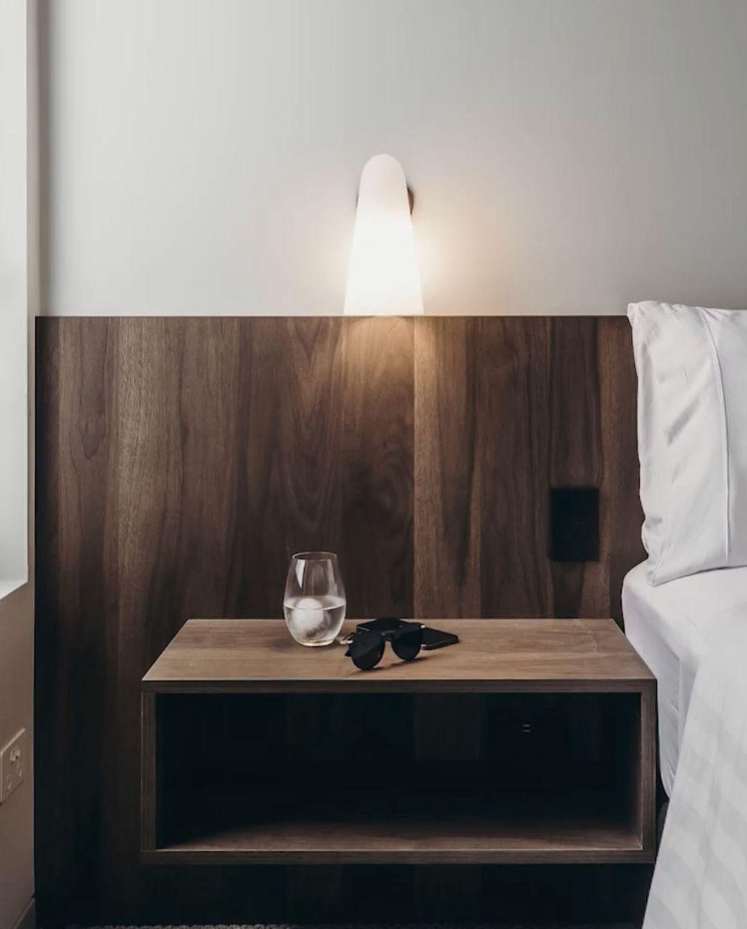 Conical Glass Plug In Wall Lamp