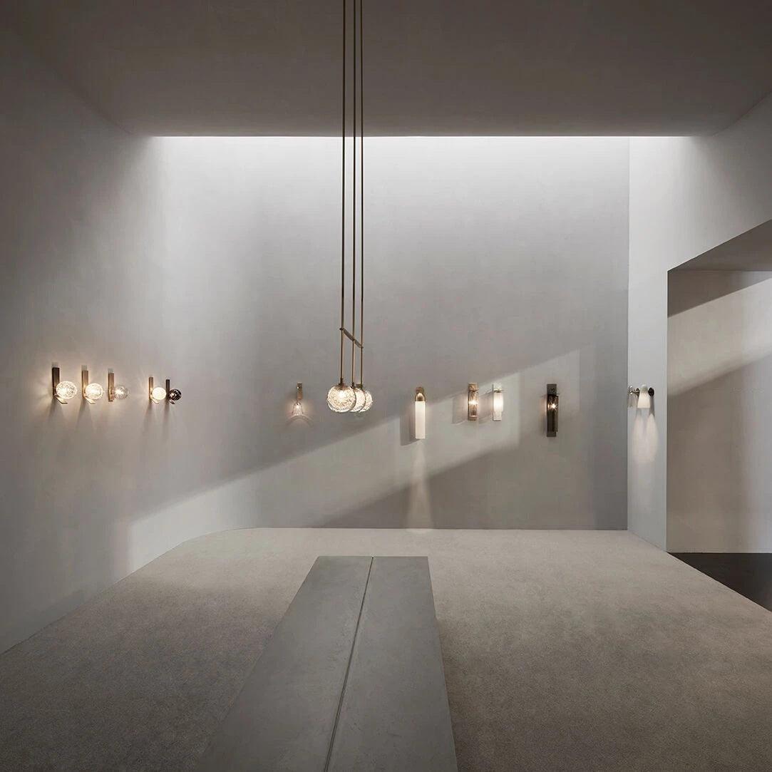 Conical Glass Plug In Wall Lamp
