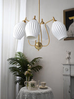 ceramic-ribbed-chandelier