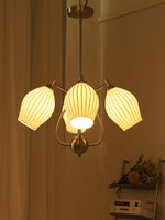 ceramic-ribbed-chandelier
