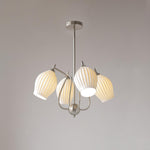ceramic-ribbed-chandelier