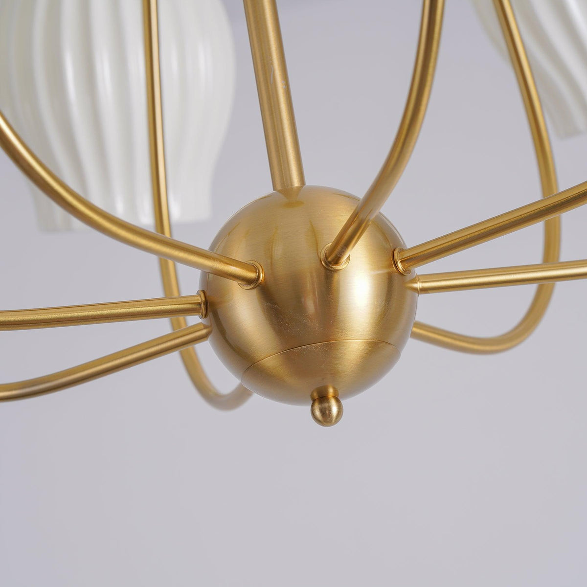 ceramic-ribbed-chandelier