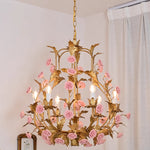 ceramic-rose-chandelier