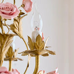 ceramic-rose-chandelier
