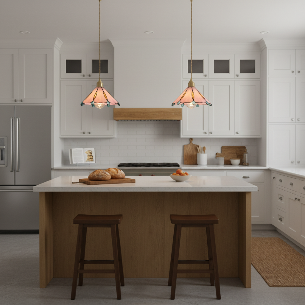 colorful-stained-glass-pendant-light