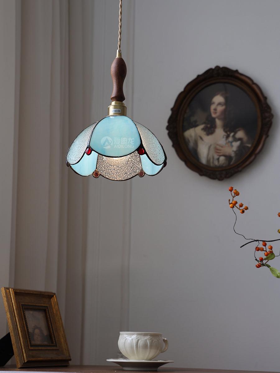 colorful-stained-glass-pendant-light