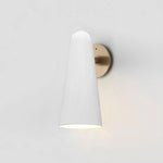 Conical Glass Plug In Wall Lamp