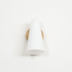 Conical Glass Plug In Wall Lamp