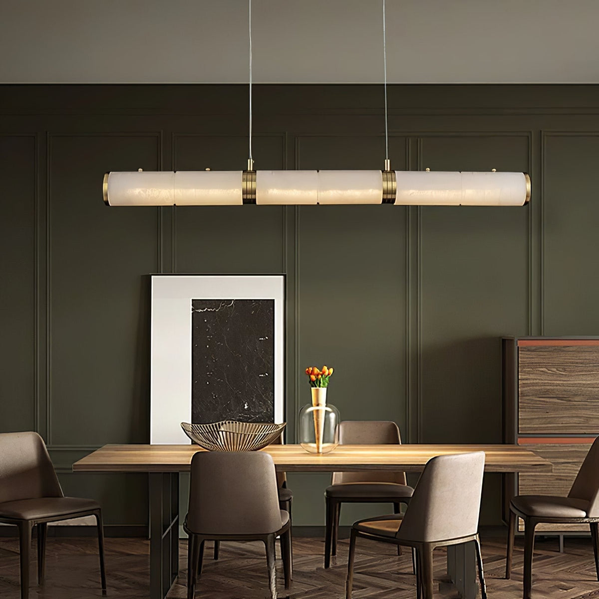 Alabaster Conley Hanging Light Fixtur