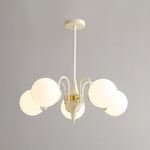 Cream Ball Chandelier
