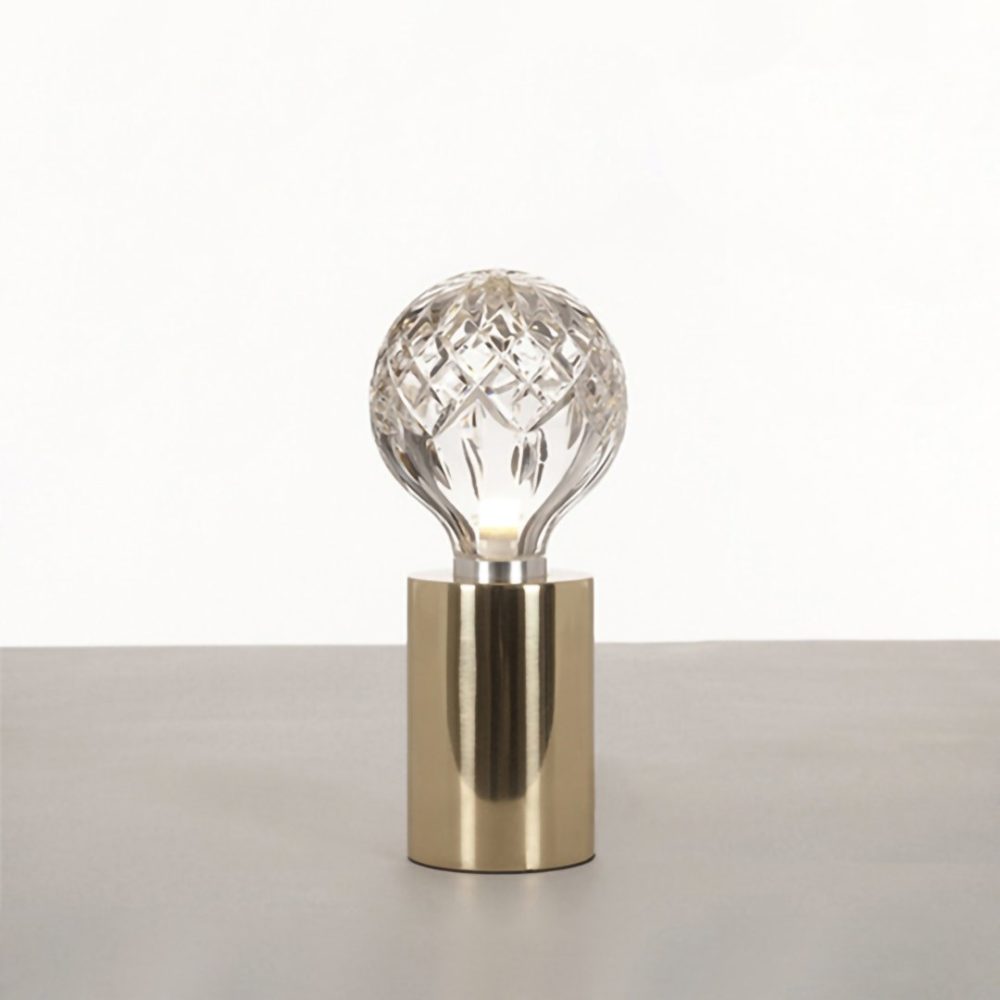 LED Table Lamp with Crystal Bulb