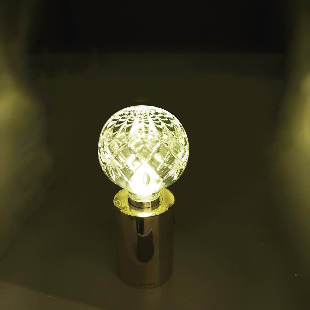 LED Table Lamp with Crystal Bulb