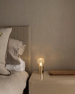 LED Table Lamp with Crystal Bulb