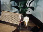 LED Table Lamp with Crystal Bulb