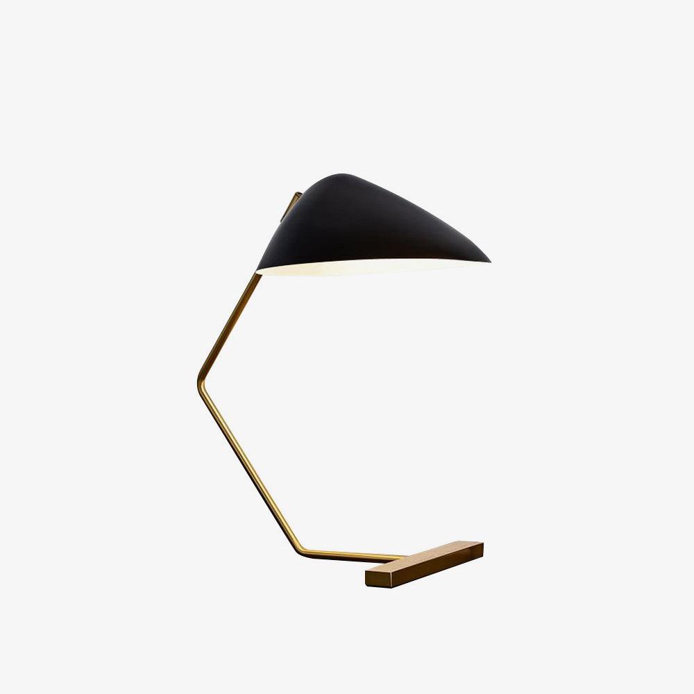 Curvilinear Mid Century Table Lamp