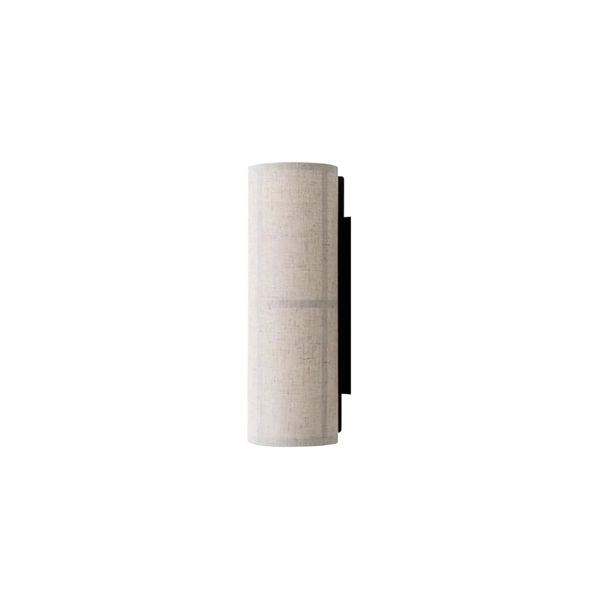 Cylinder Fabric Plug In Wall Lamp