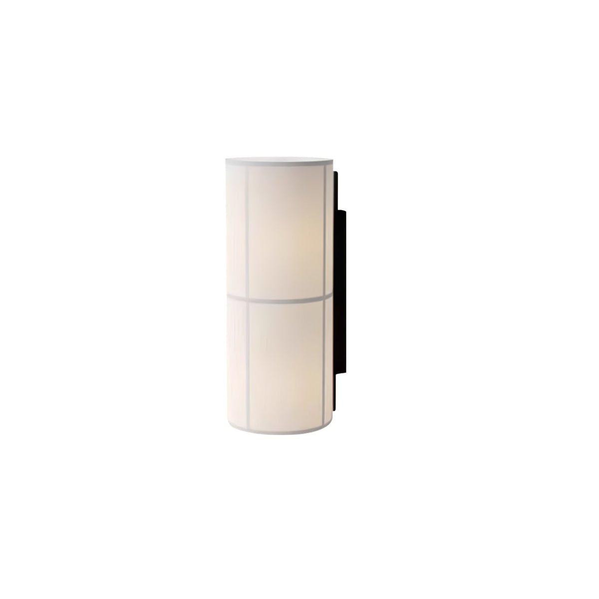 Cylinder Fabric Plug In Wall Lamp