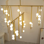 diy-luminous-cascade-chandelier