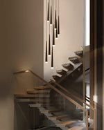 diy-slender-cone-chandelier